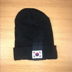 Beanie with South Korean flag